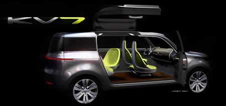 kia koncept KV7 Detroit 2011