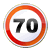 70 km/hod.